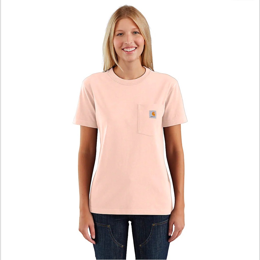 Carhatt Women’s Loose Fit Heavyweight Short Sleeve Pocket T-Shirt